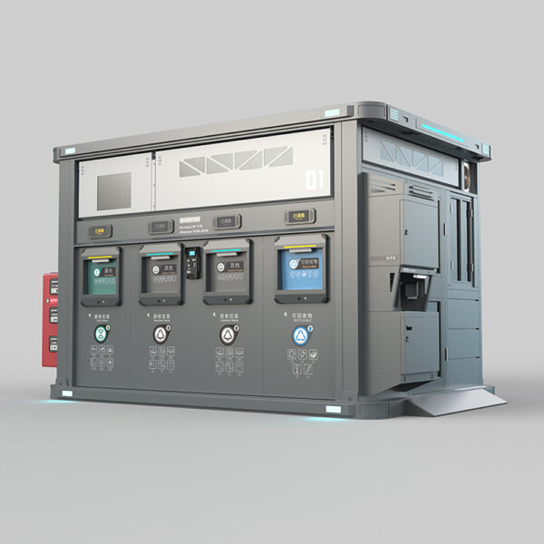 YBR-4A960-Z1  Foldable installation + Face recognition